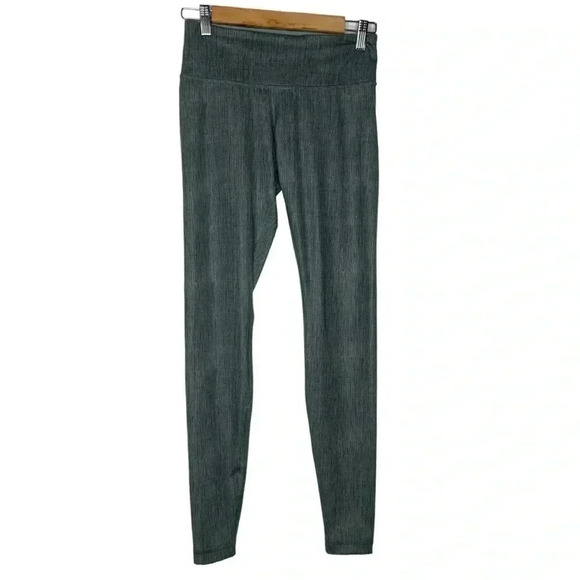 Lululemon Athletica Olive Green Burlap Wunder Under Pants Leggings Size 6 - Picture 6 of 11